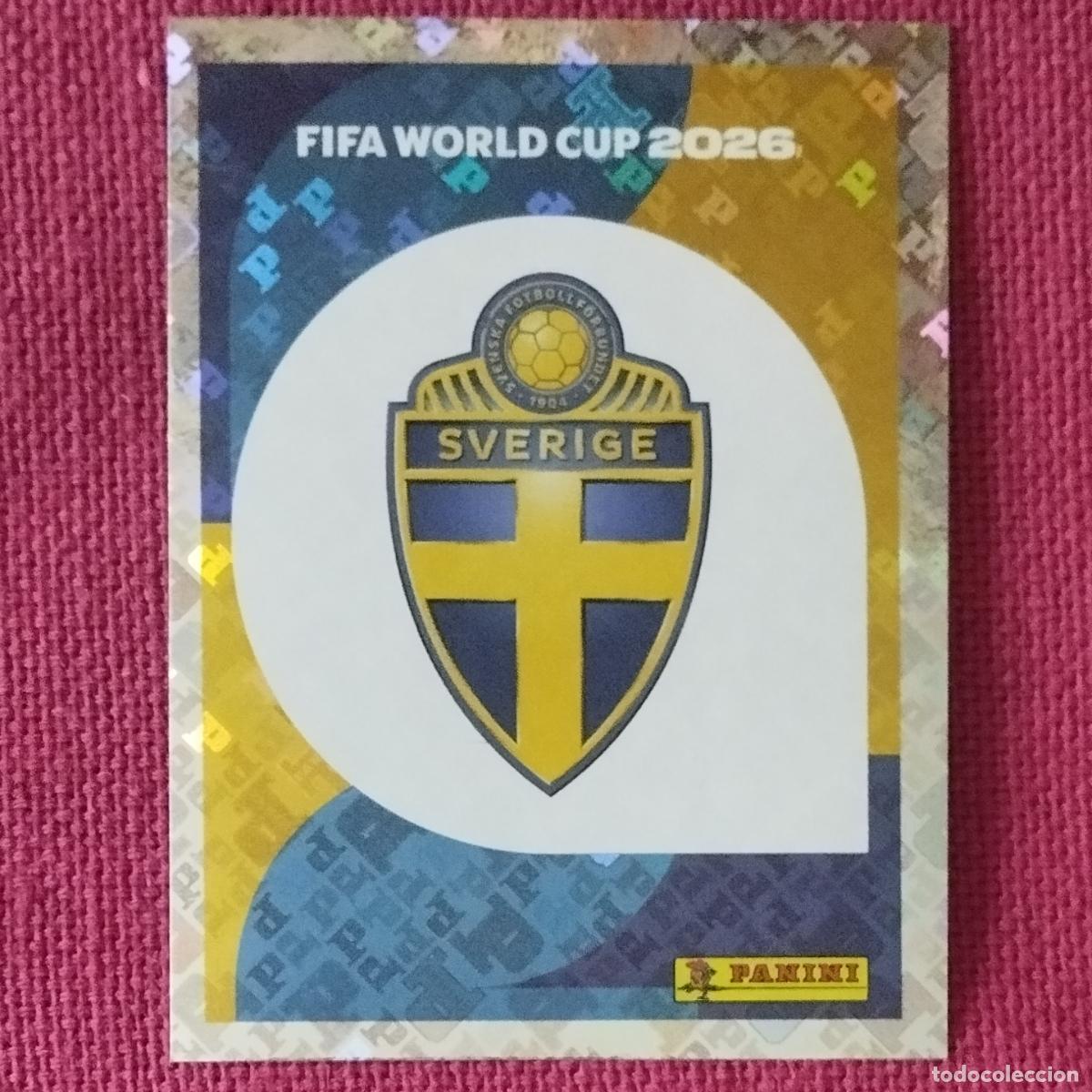Cromos de f&uacute;tbol: ESCUDI SUECIA - SWE 1 - MUNDIAL DE FUTBOL - FIFA WORLD CUP - 2026