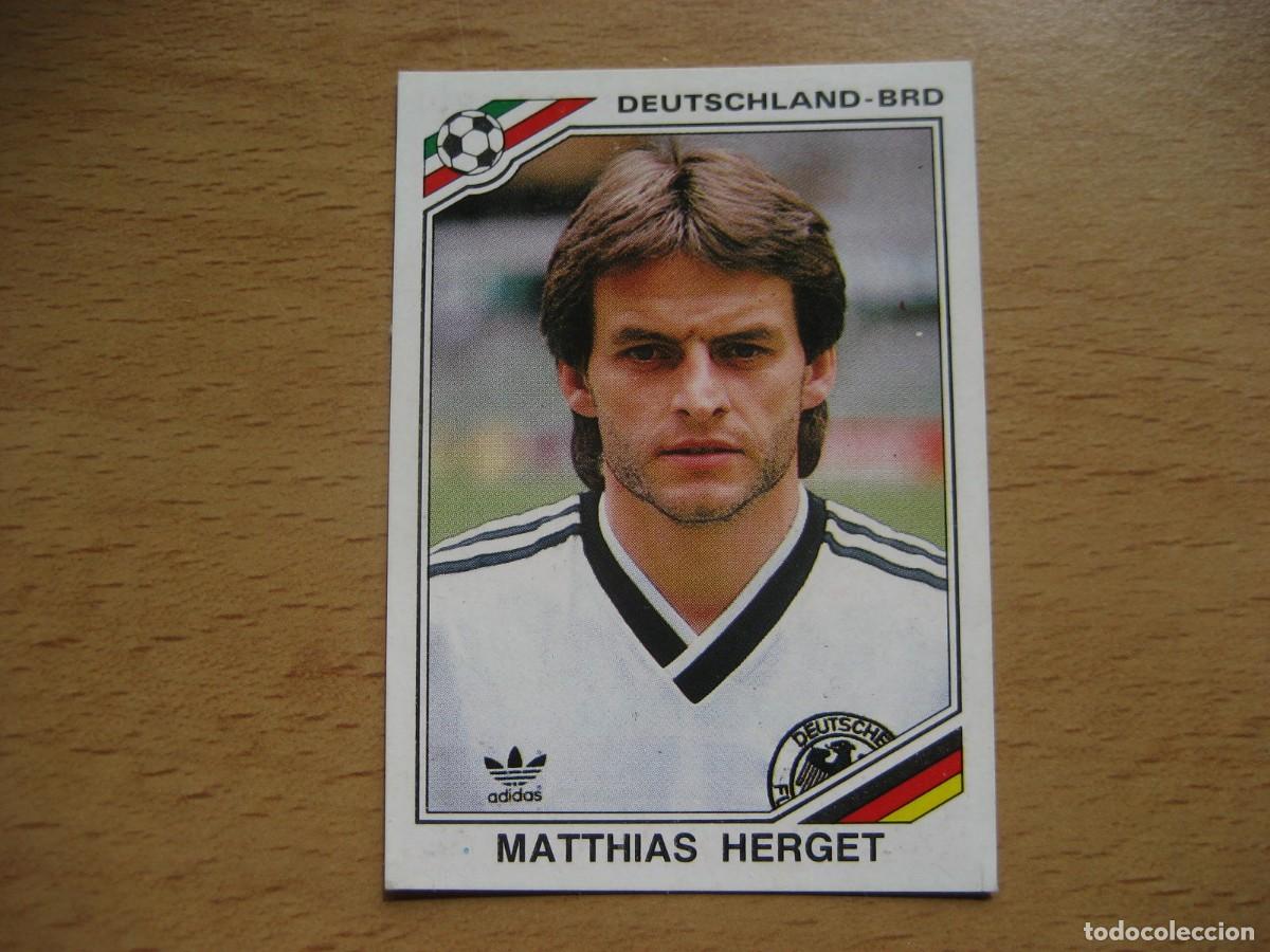 Cromos de f&uacute;tbol: 1986 MEXICO 86 - N&ordm; 296 MATTHIAS HERGET - ALEMANIA - PANINI