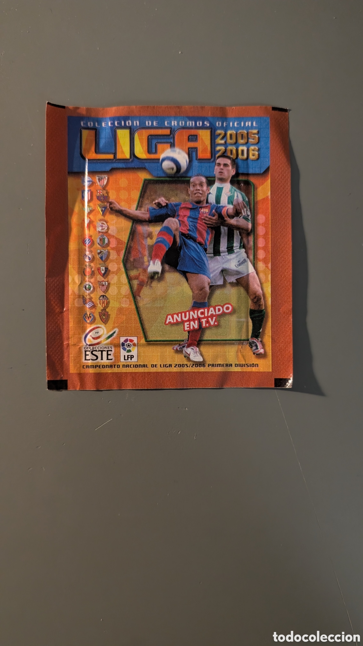 Football Stickers: SOBRE SIN ABRIR LIGA ESTE 2005/06 05 06 VERSION ANCHO NUNCA ABIERTO BUEN ESTADO