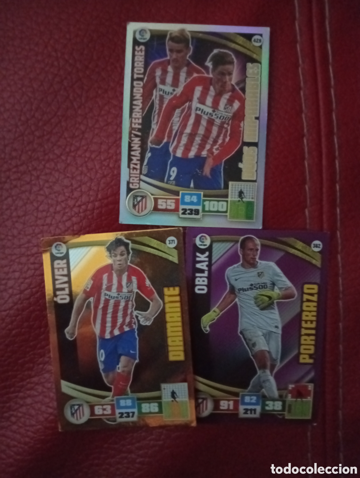 Cromos de f&uacute;tbol: Liga 2015-16 Atl&eacute;tico de Madrid