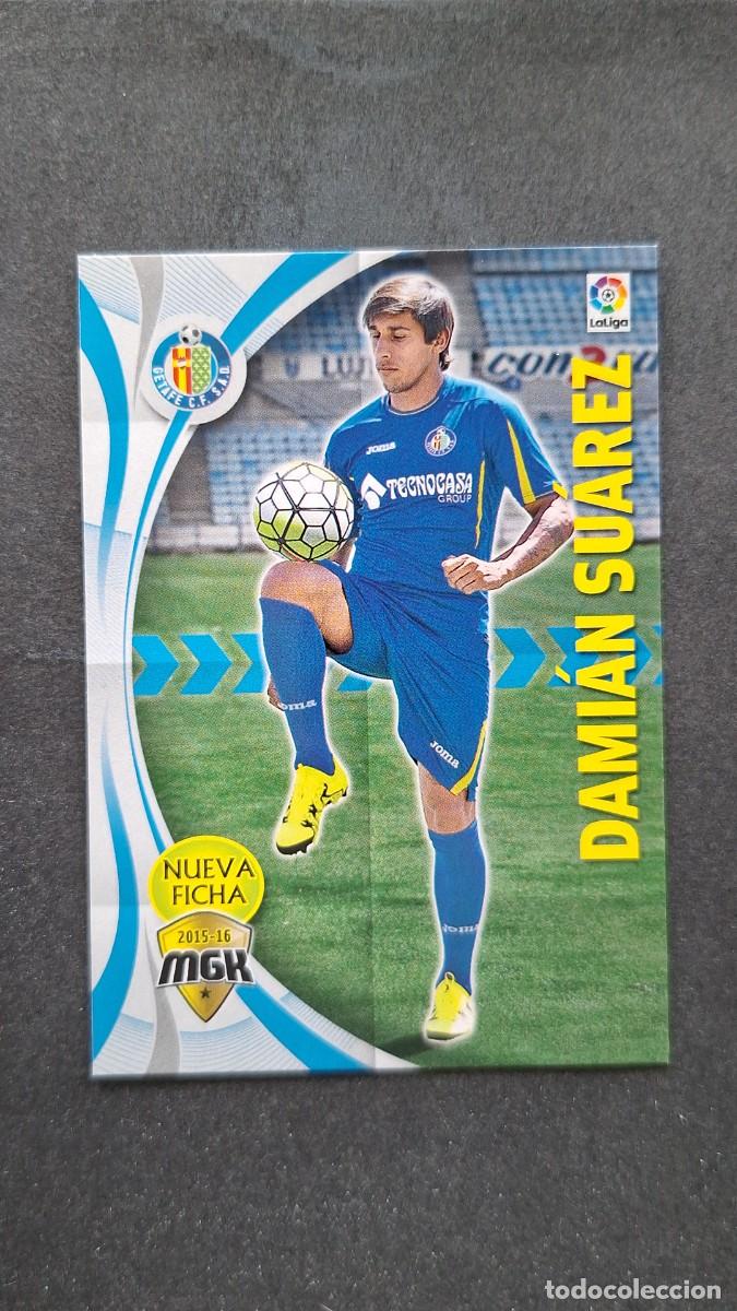 Football Stickers: L1 DAMIAN SUAREZ GETAFE C. F. NUEVA FICHA 225 BIS PANINI MEGACRACKS 2015 2016 15 16