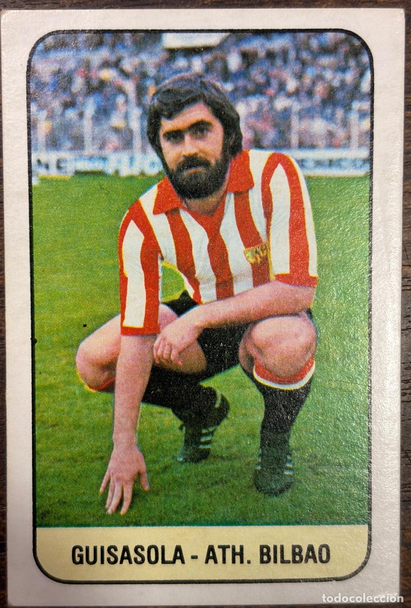 Fu&szlig;ball-Sticker: LIGA 78/79. GUISASOLA. ATH. BILBAO. EDICIONES ESTE. PERFECTO ESTADO. NUEVO.