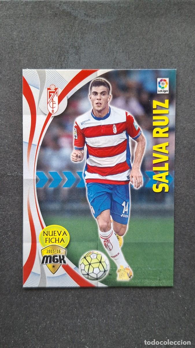 Football Stickers: L1 SALVA RUIZ GRANADA C. F. NUEVA FICHA 253 BIS PANINI MEGACRACKS 2015 2016 15 16