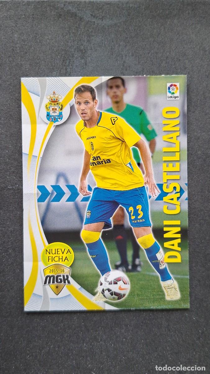 Cromos de f&uacute;tbol: L1 DANI CASTELLANO U. D. LAS PALMAS NUEVA FICHA 280 BIS PANINI MEGACRACKS 2015 2016 15 16