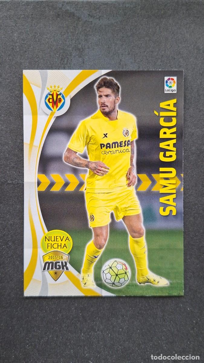 Cromos de f&uacute;tbol: L1 SAMU GARCIA VILLARREAL C. F. NUEVA FICHA 529 BIS PANINI MEGACRACKS 2015 2016 15 16