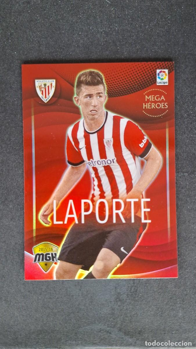 Cromos de f&uacute;tbol: L1 LAPORTE ATHLETIC CLUB DE BILBAO MEGA HEROES 25 PANINI MEGACRACKS 2015 2016 15 16