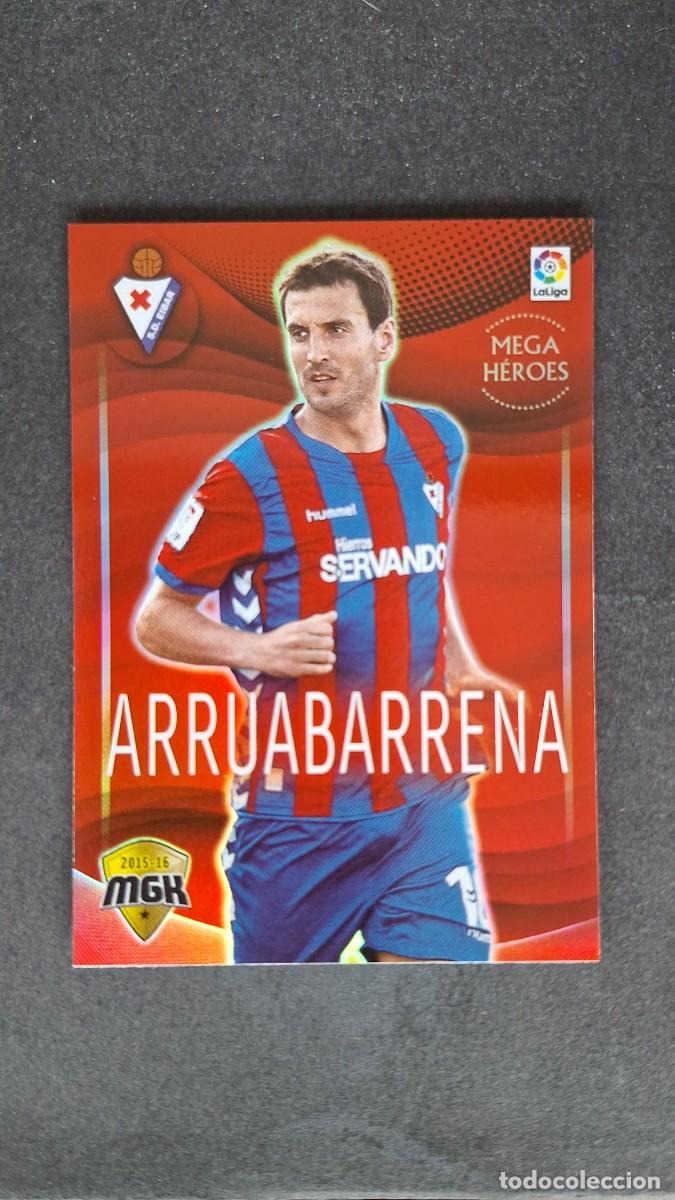 Cromos de f&uacute;tbol: L1 ARRUABARRENA S. D. EIBAR MEGA HEROES 187 PANINI MEGACRACKS 2015 2016 15 16