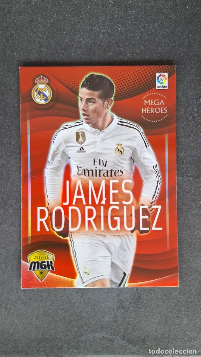 Cromos de Futebol: L1 JAMES RODRIGUEZ REAL MADRID MEGA HEROES 349 PANINI MEGACRACKS 2015 2016 15 16