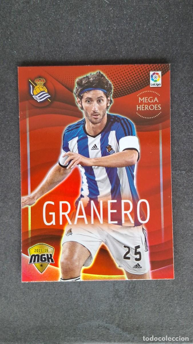 Cromos de Futebol: L1 GRANERO REAL SOCIEDAD MEGA HEROES 430 PANINI MEGACRACKS 2015 2016 15 16