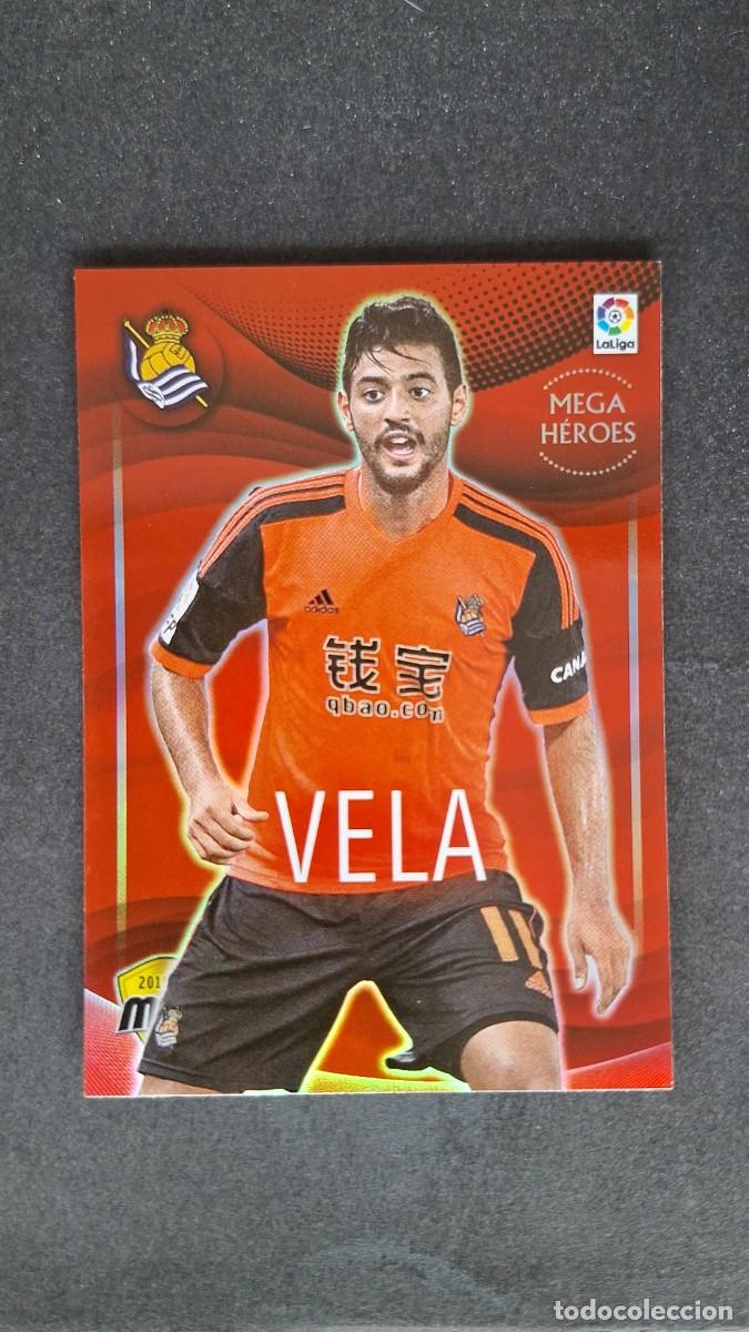 Figurine di Calcio: L1 VELA REAL SOCIEDAD MEGA HEROES 431 PANINI MEGACRACKS 2015 2016 15 16