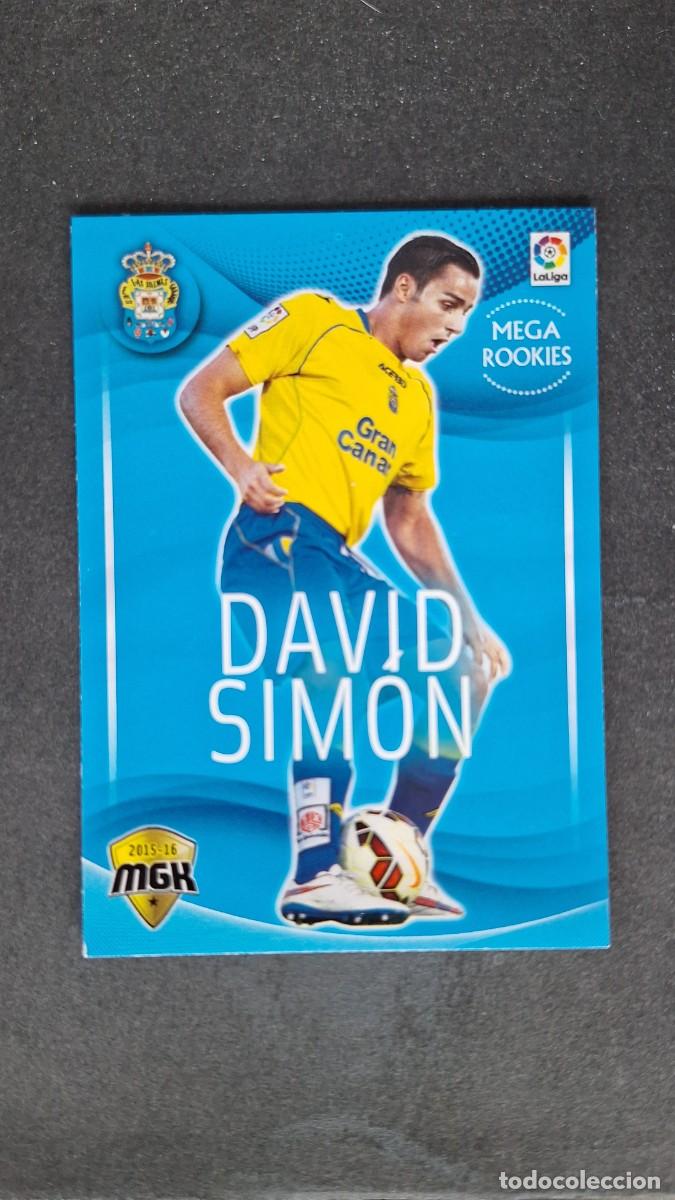 Cromos de f&uacute;tbol: L1 DAVID SIMON U. D. LAS PALMAS MEGA ROOKIES 297 PANINI MEGACRACKS 2015 2016 15 16