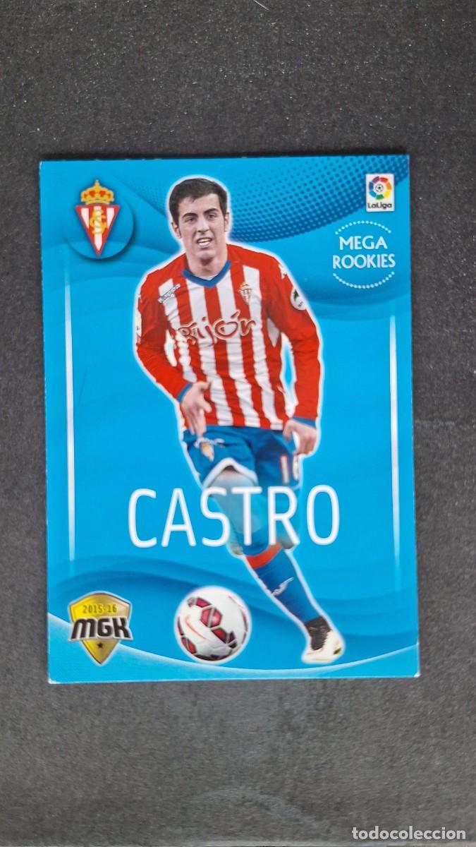 Football Stickers: L1 CASTRO SPORTING DE GIJON MEGA ROOKIES 486 PANINI MEGACRACKS 2015 2016 15 16