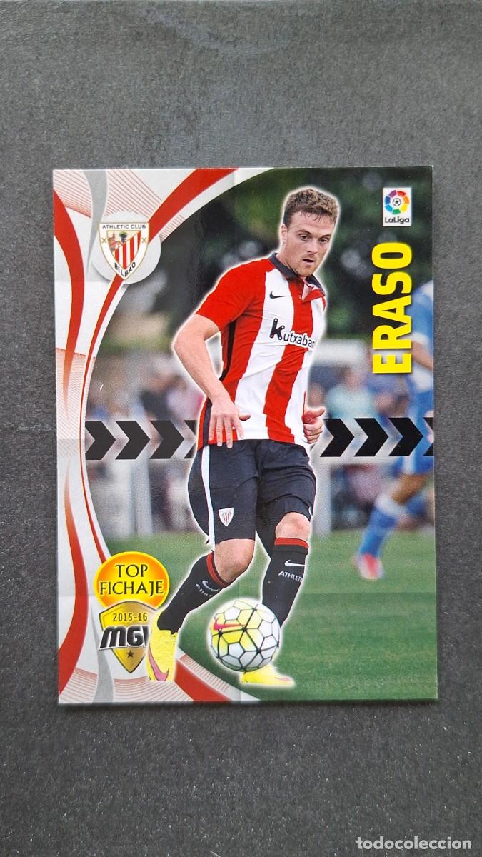 Cromos de f&uacute;tbol: L1 ERASO ATHLETIC CLUB DE BILBAO TOP FICHAJE 23 PANINI MEGACRACKS 2015 2016 15 16