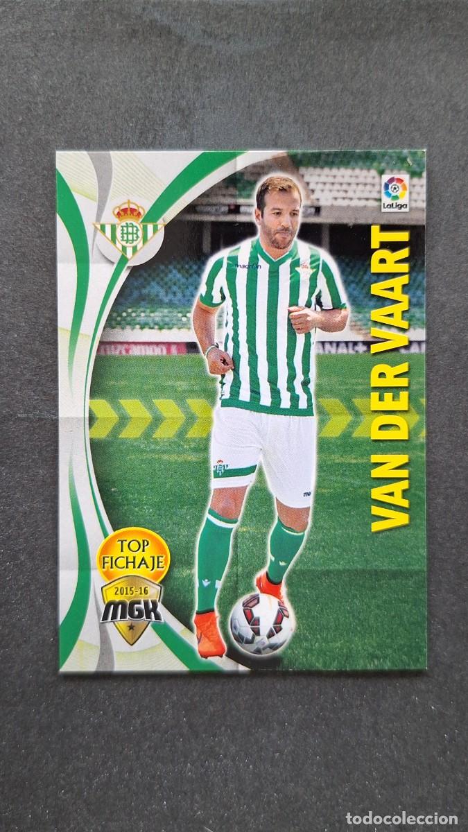 Cromos de f&uacute;tbol: L1 VAN DER VAART REAL BETIS BALOMPIE TOP FICHAJE 103 PANINI MEGACRACKS 2015 2016 15 16