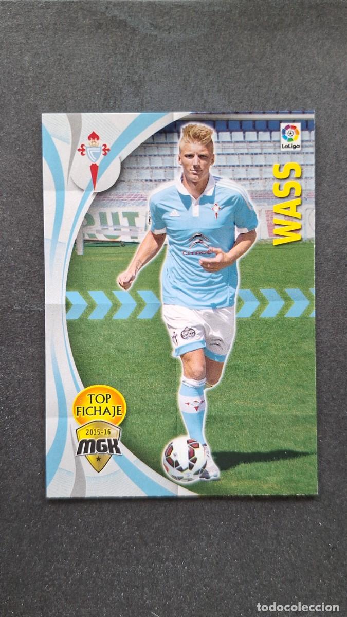 Cromos de f&uacute;tbol: L1 WASS CELTA DE VIGO TOP FICHAJE 130 PANINI MEGACRACKS 2015 2016 15 16