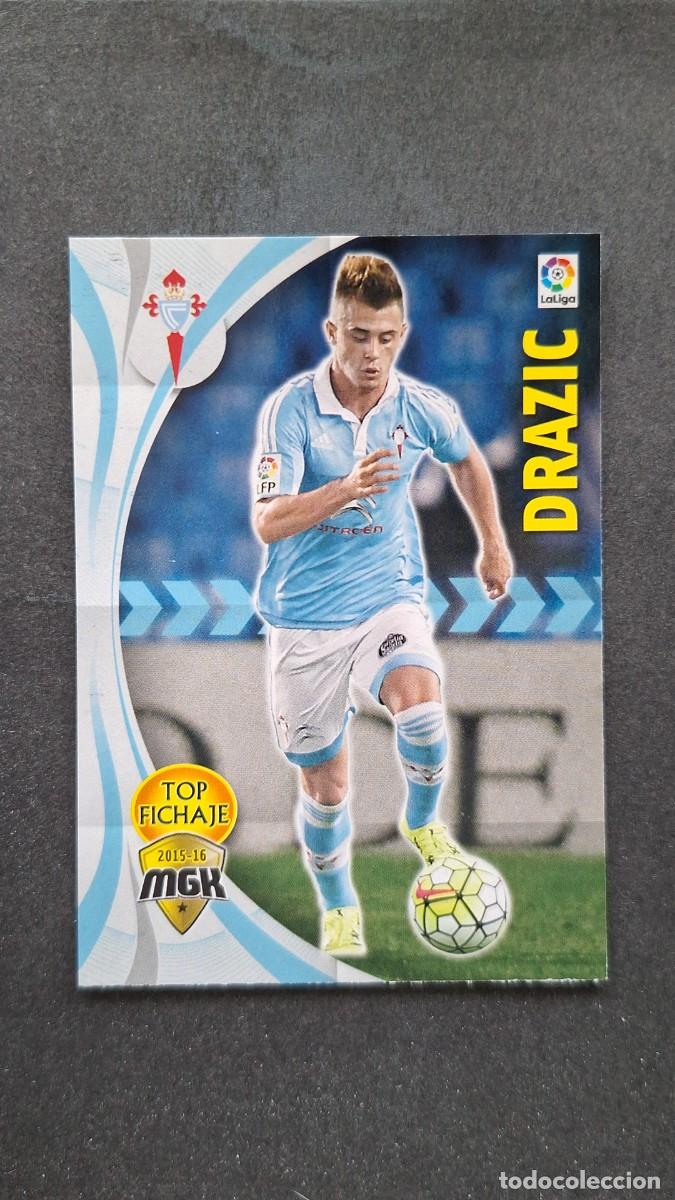 Cromos de f&uacute;tbol: L1 DRAZIC CELTA DE VIGO TOP FICHAJE 132 PANINI MEGACRACKS 2015 2016 15 16