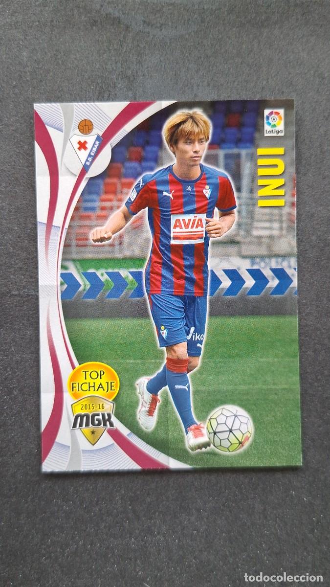 Cromos de f&uacute;tbol: L1 INUI S. D. EIBAR TOP FICHAJE 186 PANINI MEGACRACKS 2015 2016 15 16