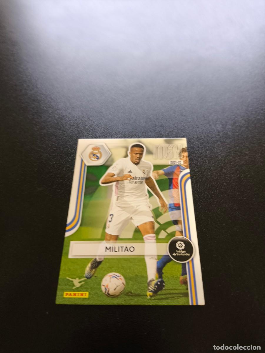 Cromos de f&uacute;tbol: 222 Militao REAL MADRID PANINI LIGA MEGACRACKS MGK 2021 2022 21 22 NO ESTE ADRENALYN