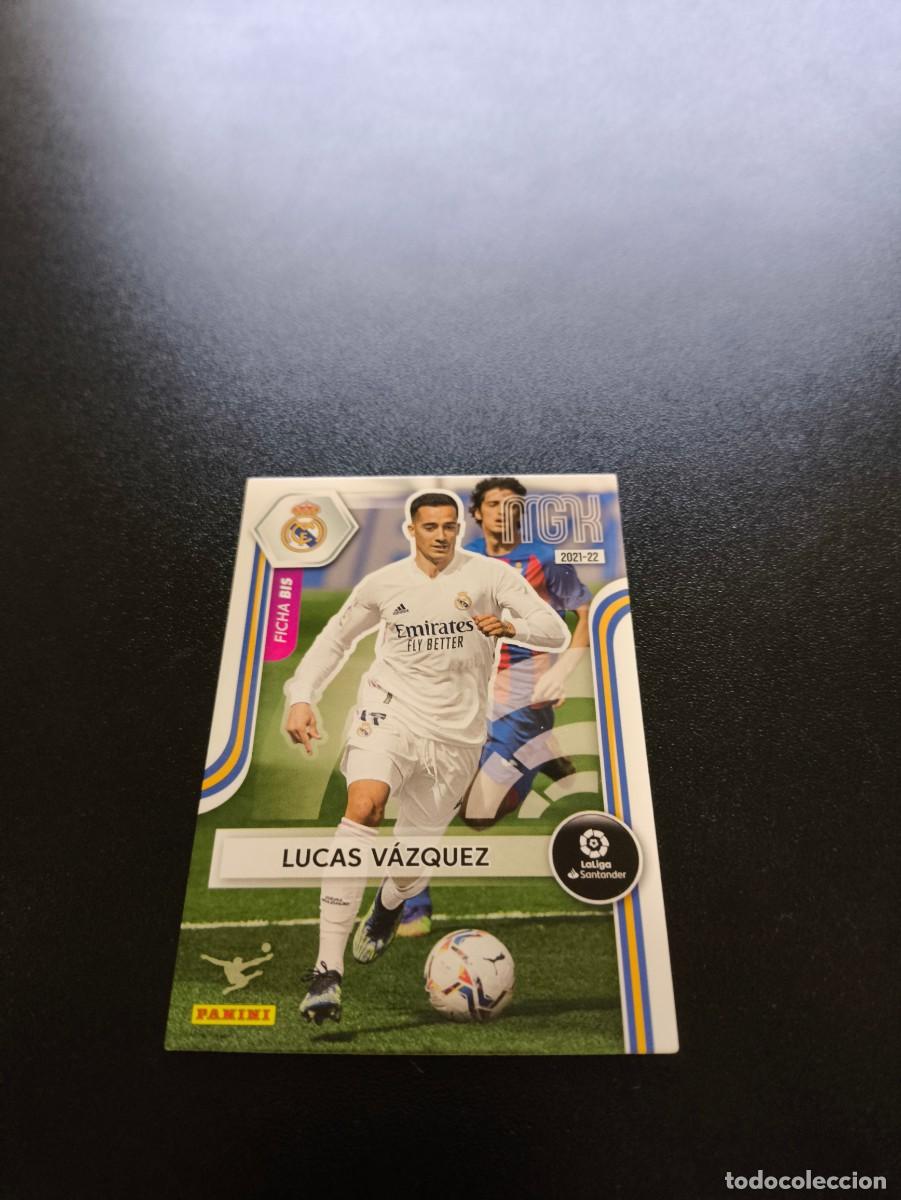 Cromos de f&uacute;tbol: 223 BIS Lucas V&aacute;zquez REAL MADRID PANINI LIGA MEGACRACKS MGK 2021 2022 21 22 NO ESTE ADRENALYN