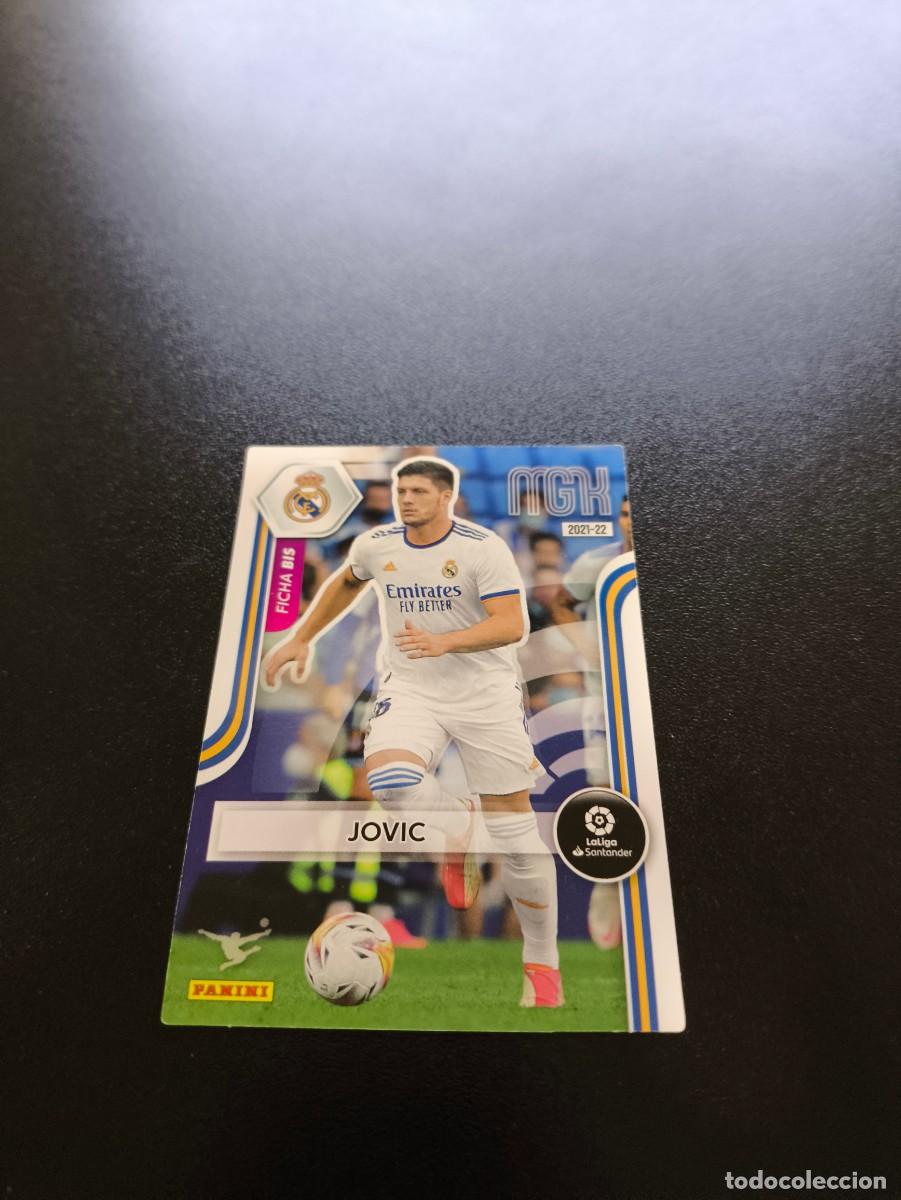 Cromos de f&uacute;tbol: 234 BIS Jovic REAL MADRID PANINI LIGA MEGACRACKS MGK 2021 2022 21 22 NO ESTE ADRENALYN