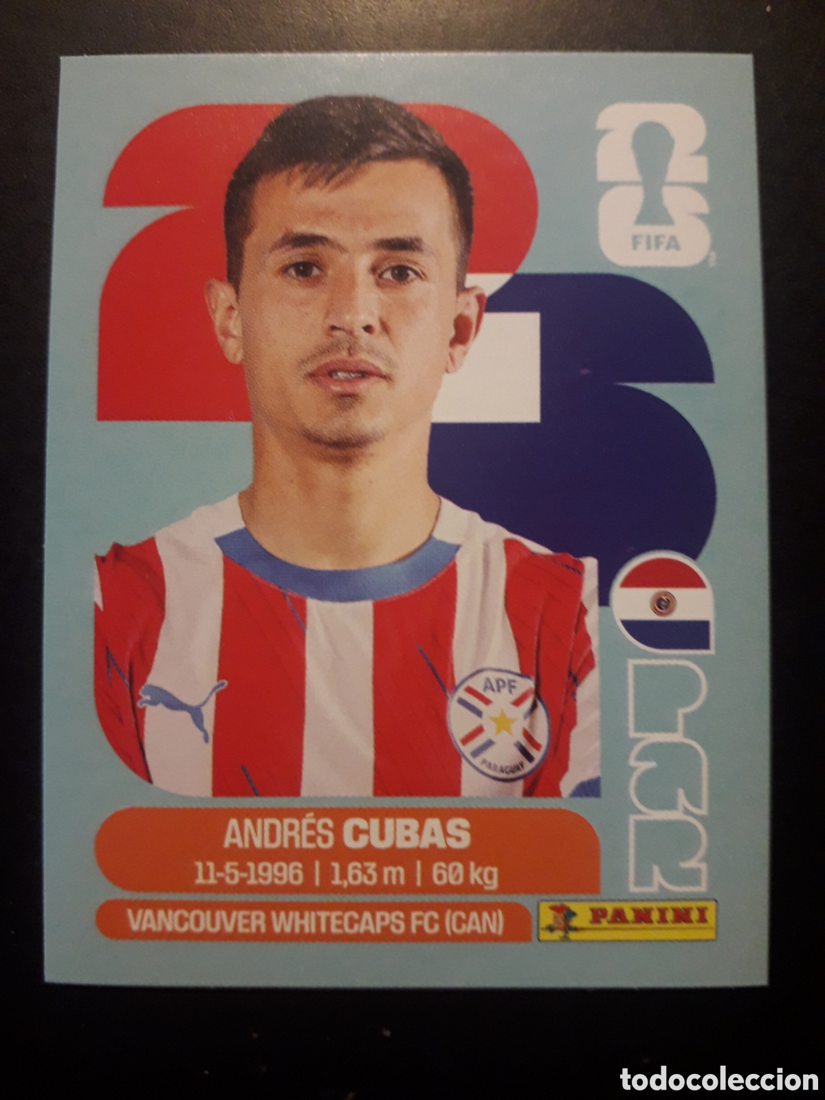 Figurine di Calcio: CUBAS PARAGUAY PAR 12 MUNDIAL F&Uacute;TBOL 2026 FIFA WORLD CUP PANINI SIN PEGAR PEDIDO M&Iacute;NIMO 3&euro;