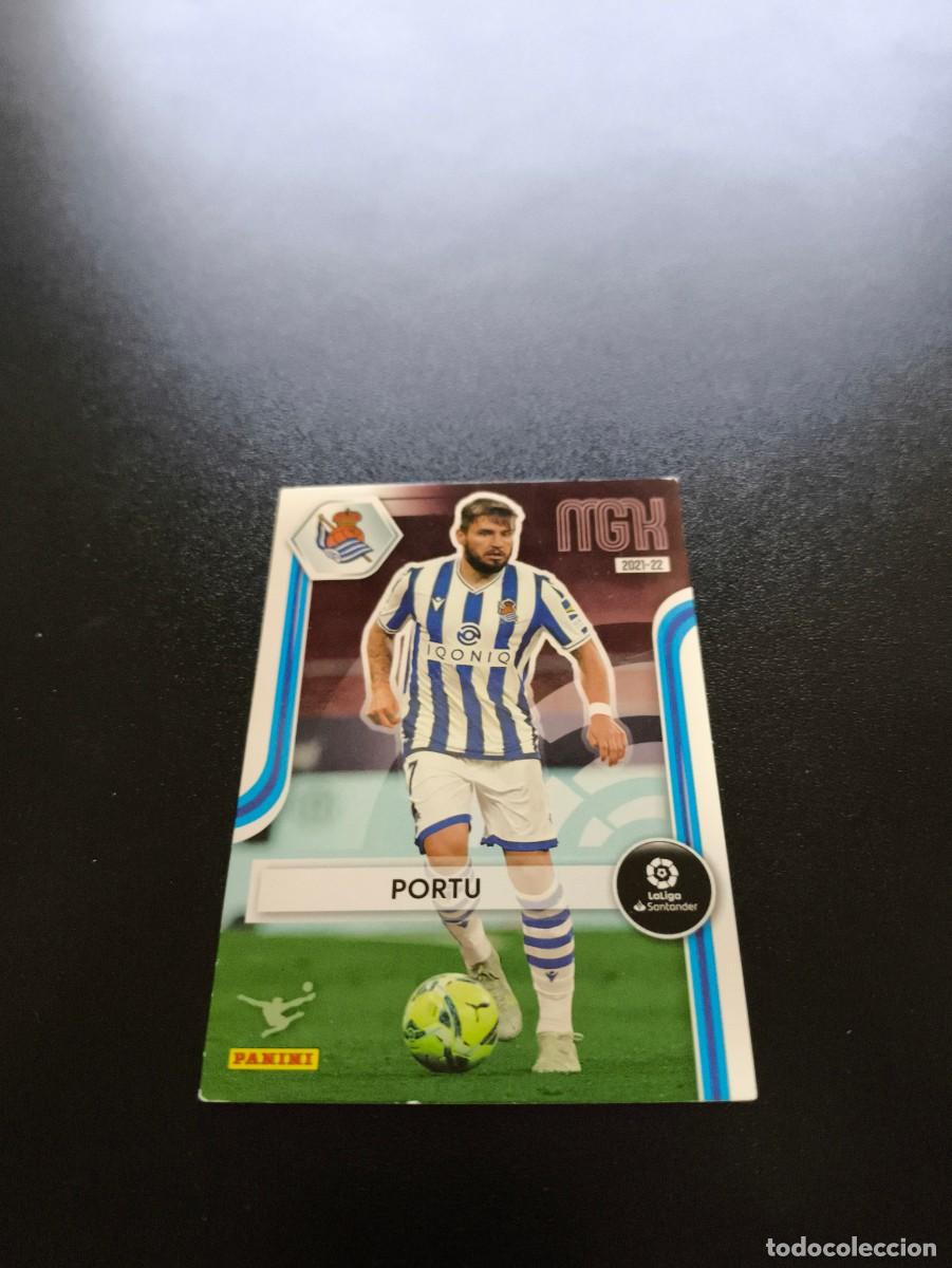 Cromos de f&uacute;tbol: 303 Portu REAL SOCIEDAD PANINI LIGA MEGACRACKS MGK 2021 2022 21 22 NO ESTE ADRENALYN