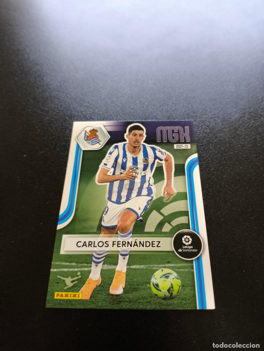 Cromos de f&uacute;tbol: 306 Carlos Fern&aacute;ndez REAL SOCIEDAD PANINI LIGA MEGACRACKS MGK 2021 2022 21 22 NO ESTE ADRENALYN