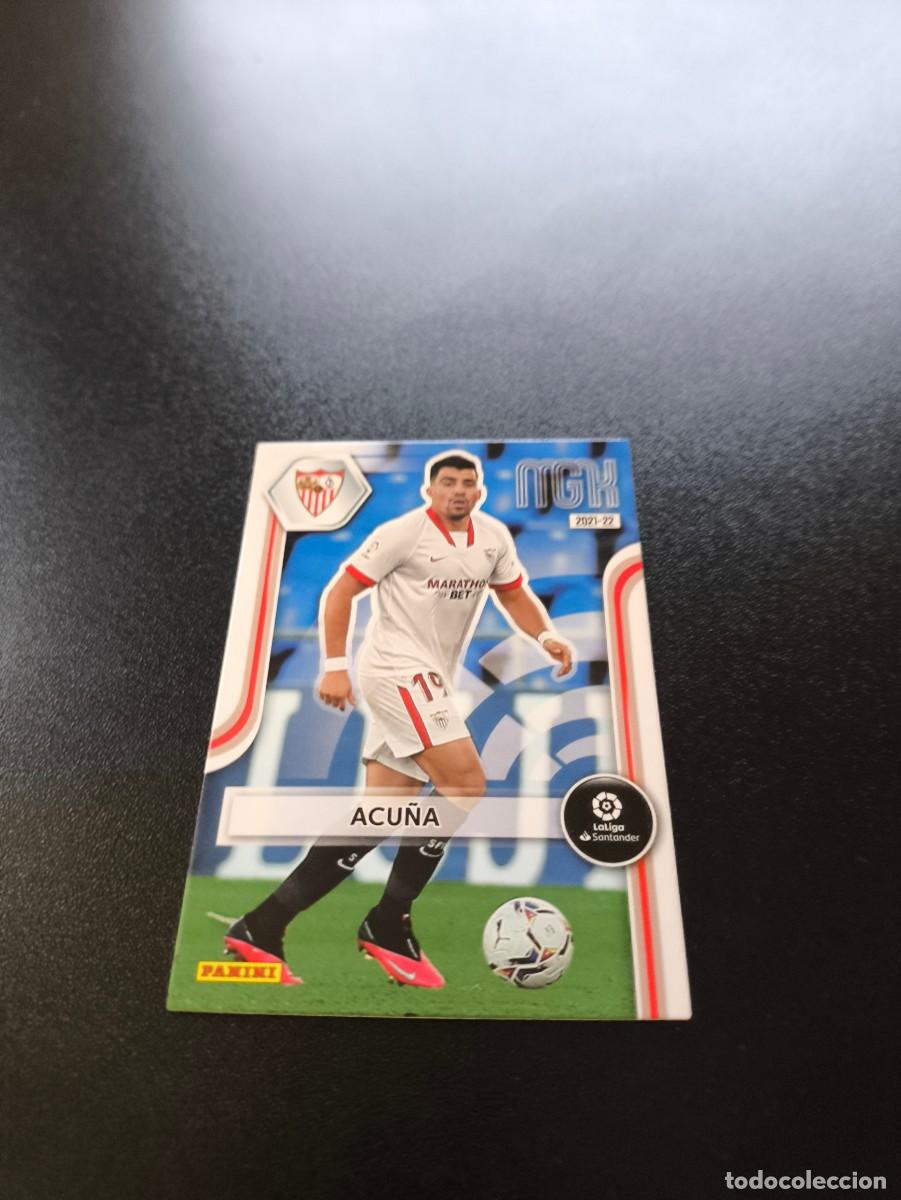 Cromos de f&uacute;tbol: 313 Acu&ntilde;a SEVILLA PANINI LIGA MEGACRACKS MGK 2021 2022 21 22 NO ESTE ADRENALYN