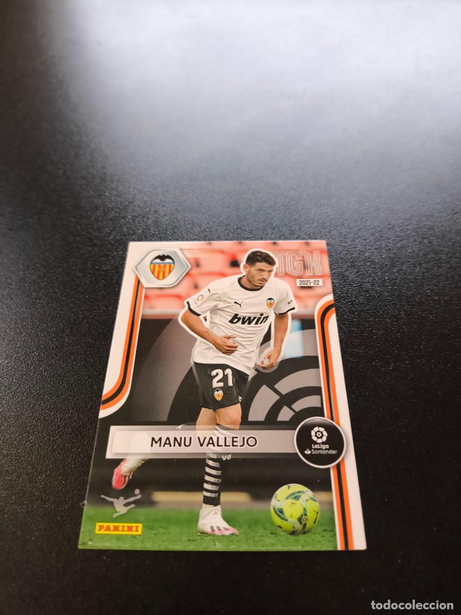 Fu&szlig;ball-Sticker: 342 Manu Vallejo VALENCIA PANINI LIGA MEGACRACKS MGK 2021 2022 21 22 NO ESTE ADRENALYN
