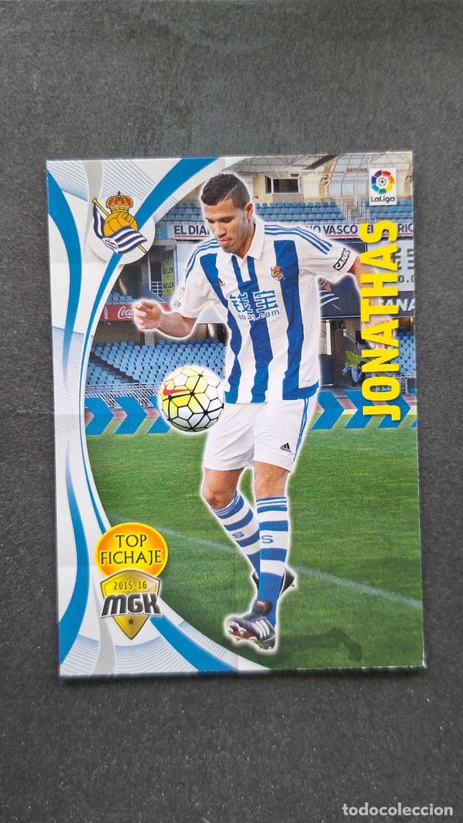 Figurine di Calcio: L1 JONATHAS REAL SOCIEDAD TOP FICHAJE 427 PANINI MEGACRACKS 2015 2016 15 16