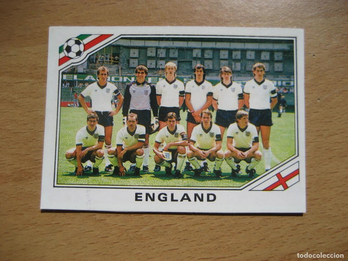 Cromos de f&uacute;tbol: 1986 MEXICO 86 - N&ordm; 401 EQUIPO - INGLATERRA - PANINI