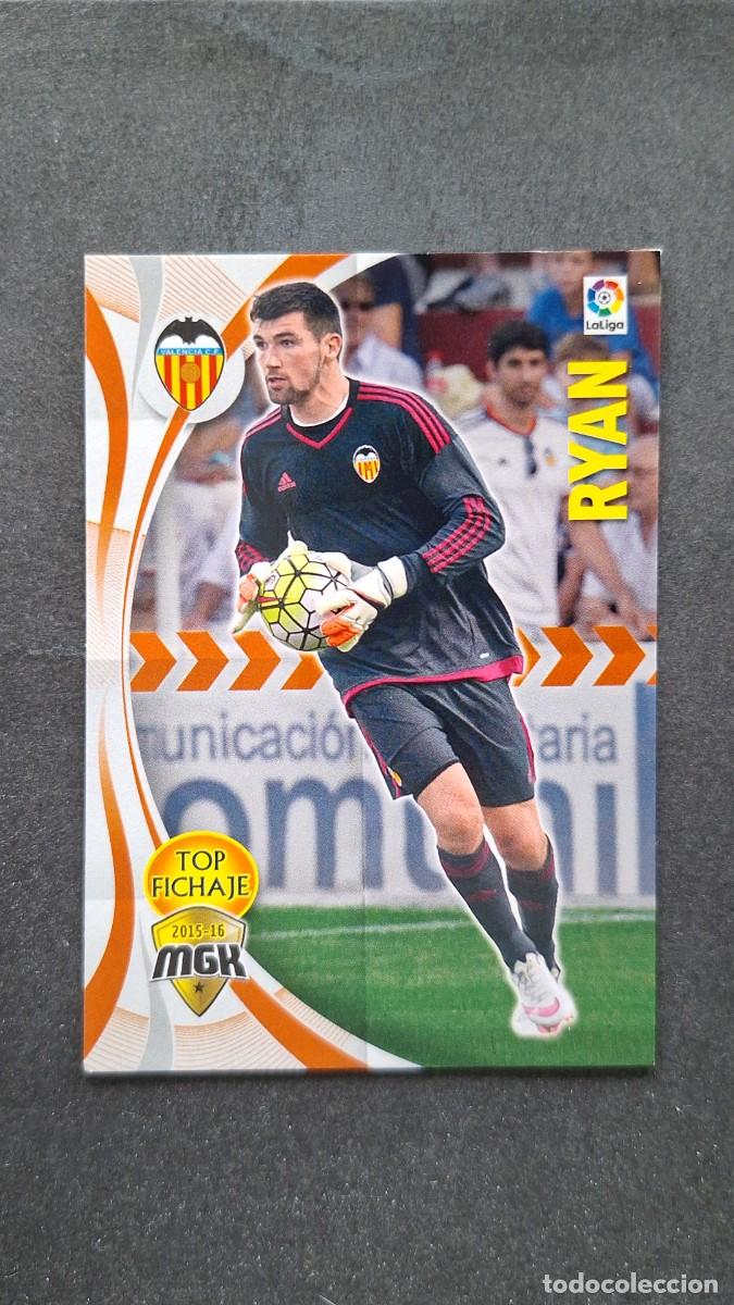 Cromos de f&uacute;tbol: L1 RYAN VALENCIA C. F. TOP FICHAJE 508 PANINI MEGACRACKS 2015 2016 15 16