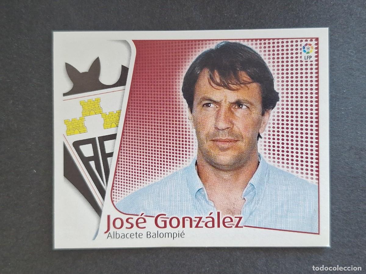 Cromos de Futebol: L4 JOSE GONZALEZ ENTRENADOR ALBACETE BALOMPIE LIGA ESTE 2004 2005 04 05 NUNCA PEGADO SIN PEGAR