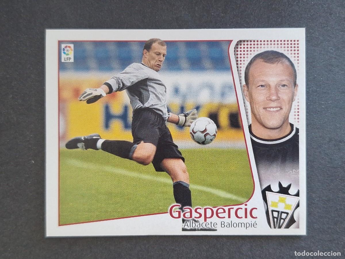 Cromos de Futebol: L4 GASPERCIC ALBACETE BALOMPIE LIGA ESTE 2004 2005 04 05 NUNCA PEGADO SIN PEGAR