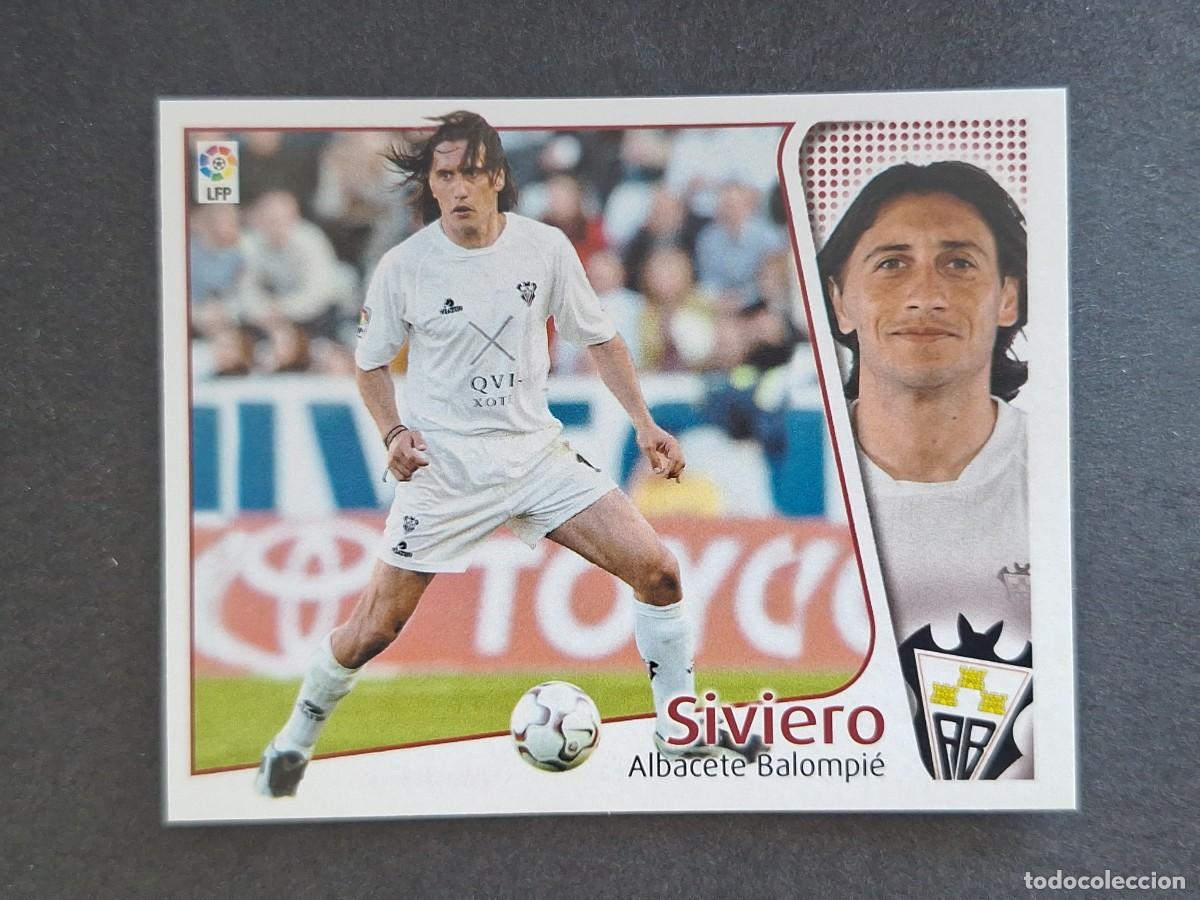 Cromos de Futebol: L4 SIVIERO ALBACETE BALOMPIE LIGA ESTE 2004 2005 04 05 NUNCA PEGADO SIN PEGAR