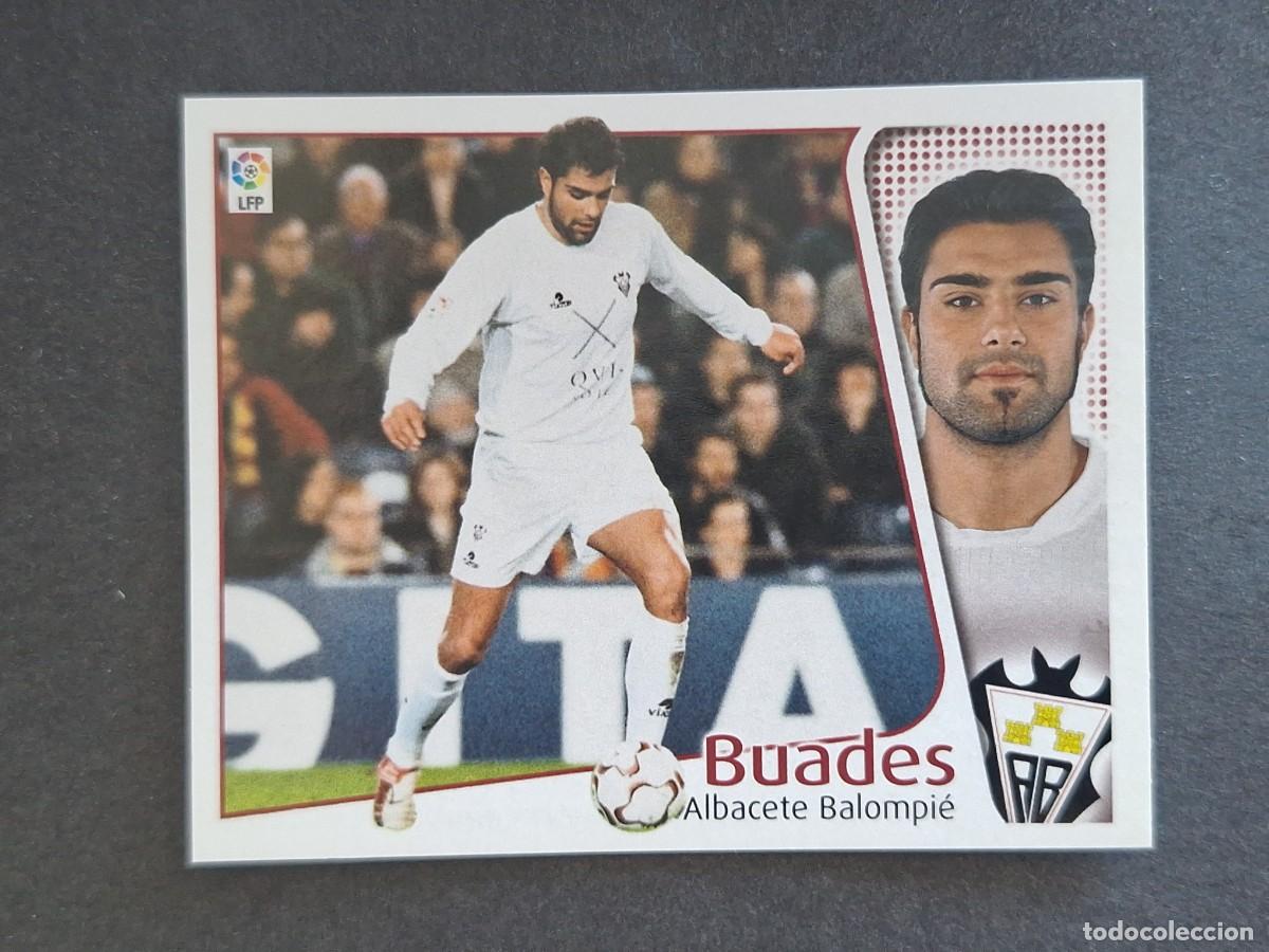 Cromos de Futebol: L4 BUADES ALBACETE BALOMPIE LIGA ESTE 2004 2005 04 05 NUNCA PEGADO SIN PEGAR