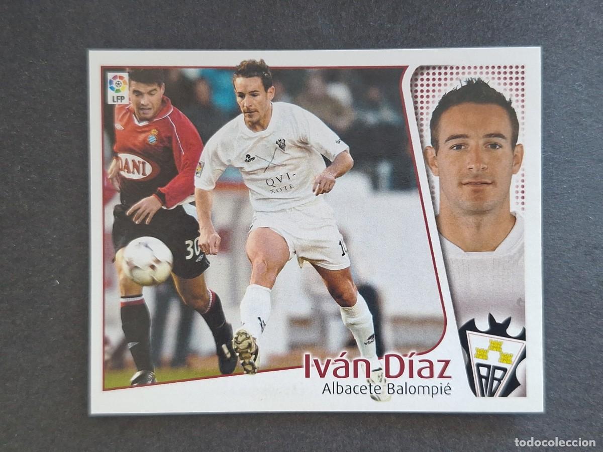Cromos de f&uacute;tbol: L4 IVAN DIAZ ALBACETE BALOMPIE LIGA ESTE 2004 2005 04 05 NUNCA PEGADO SIN PEGAR