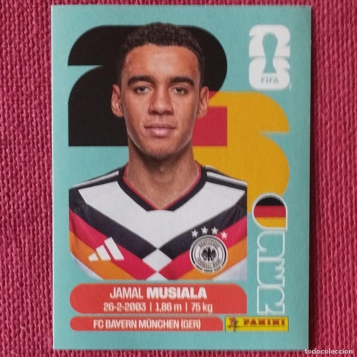 Cromos de f&uacute;tbol: YAMAL MUSIALA - ALEMANIA - GER 15 - MUNDIAL DE FUTBOL - FIFA WORLD CUP - 2026