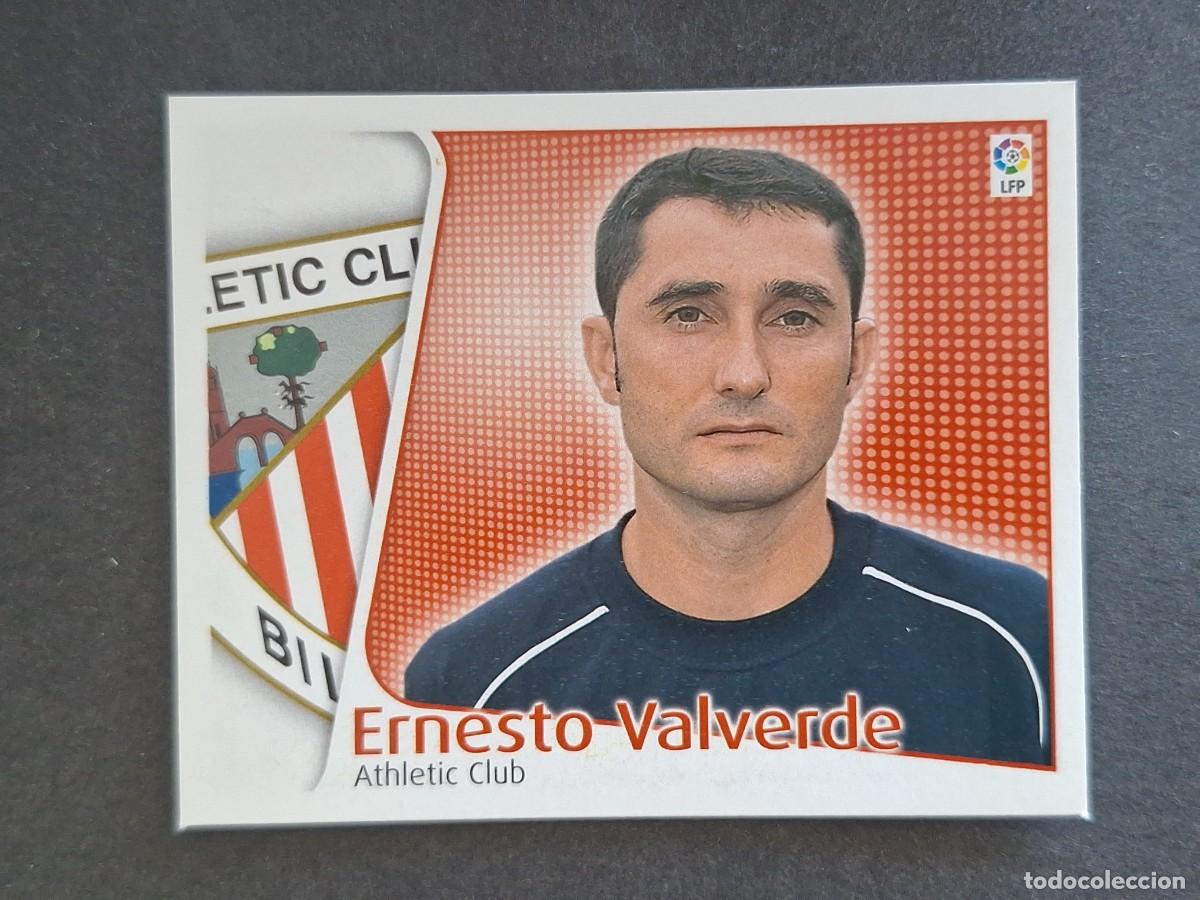 Cromos de f&uacute;tbol: L4 ERNESTO VALVERDE ENTRENADOR ATHLETIC DE BILBAO LIGA ESTE 2004 2005 04 05 NUNCA PEGADO SIN PEGAR