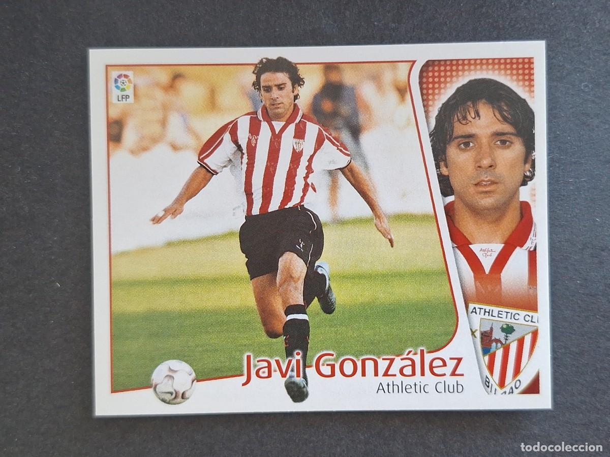 Cromos de f&uacute;tbol: L4 JAVI GONZALEZ ATHLETIC CLUB DE BILBAO LIGA ESTE 2004 2005 04 05 NUNCA PEGADO SIN PEGAR