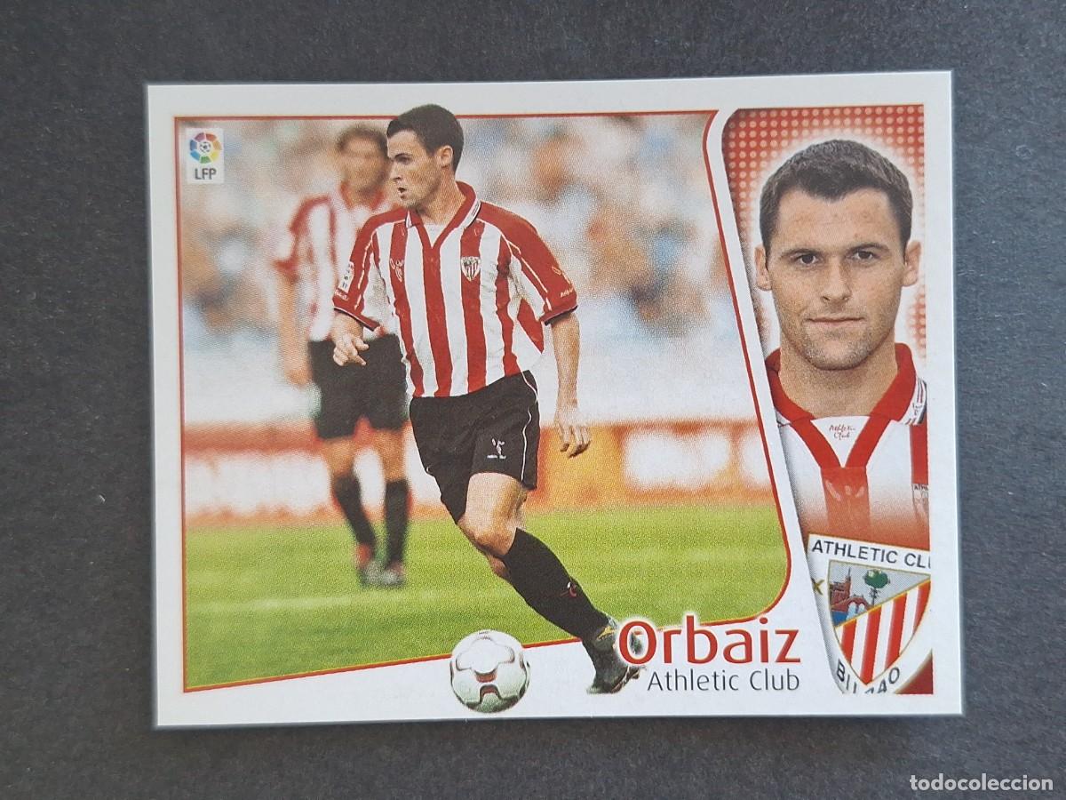 Cromos de f&uacute;tbol: L4 ORBAIZ ATHLETIC CLUB DE BILBAO LIGA ESTE 2004 2005 04 05 NUNCA PEGADO SIN PEGAR