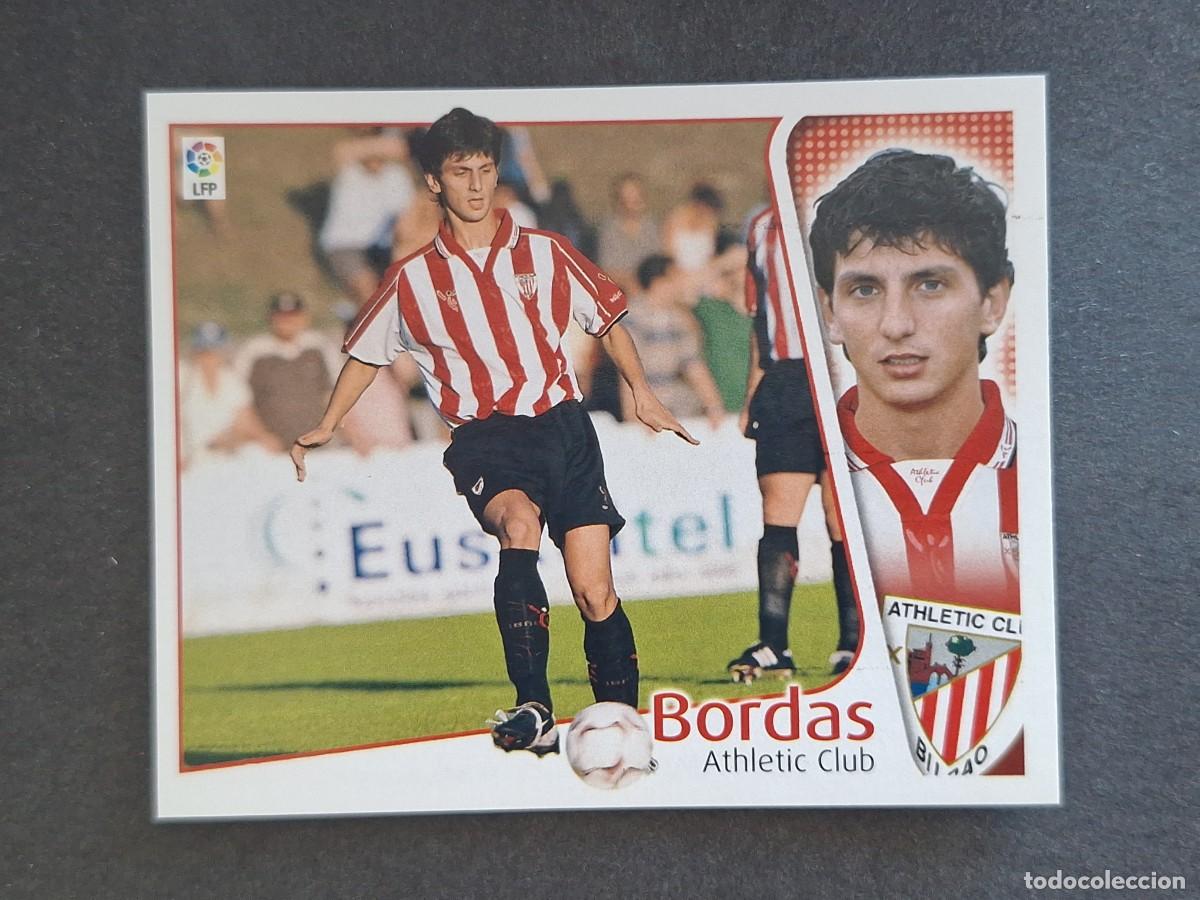 Cromos de f&uacute;tbol: L4 BORDAS ATHLETIC CLUB DE BILBAO LIGA ESTE 2004 2005 04 05 NUNCA PEGADO SIN PEGAR
