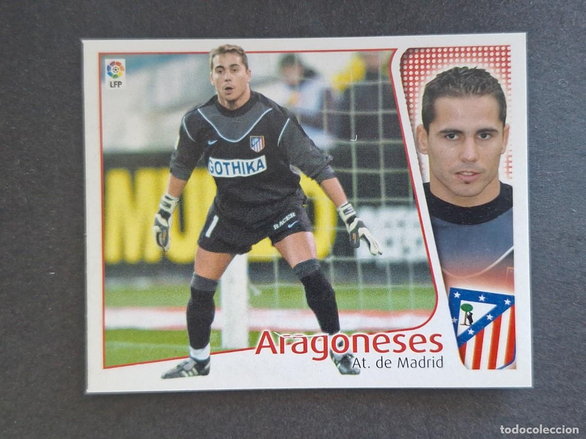 Cromos de f&uacute;tbol: L4 ARAGONESES ATLETICO DE MADRID LIGA ESTE 2004 2005 04 05 NUNCA PEGADO SIN PEGAR