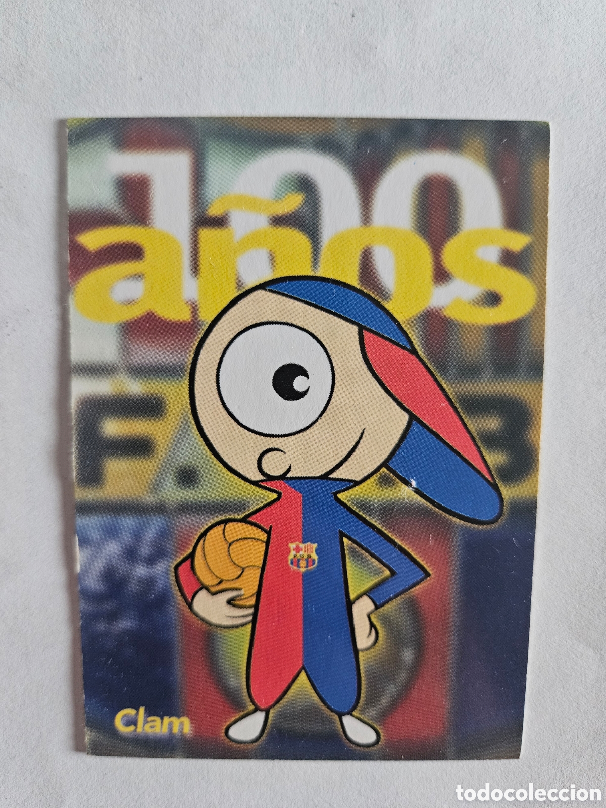 Cromos de f&uacute;tbol: TARJETA CARD CLAM N&ordm; 5. FC BARCELONA. BAR&Ccedil;A. FUTBOL. PANINI.