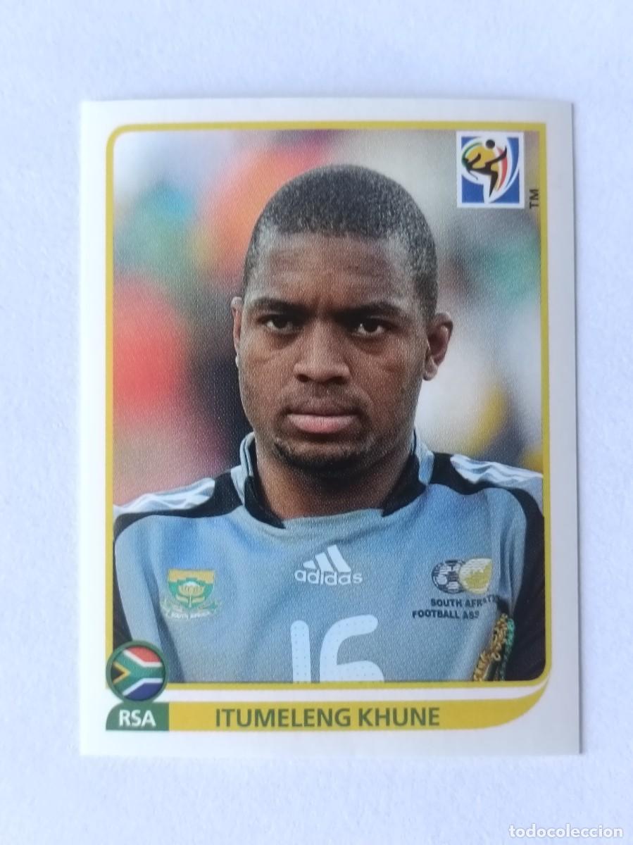 Figurine di Calcio: #32 ITUMELENG KHUNE (SUDAFRICA) MUNDIAL SUDAFRICA 2010 PANINI