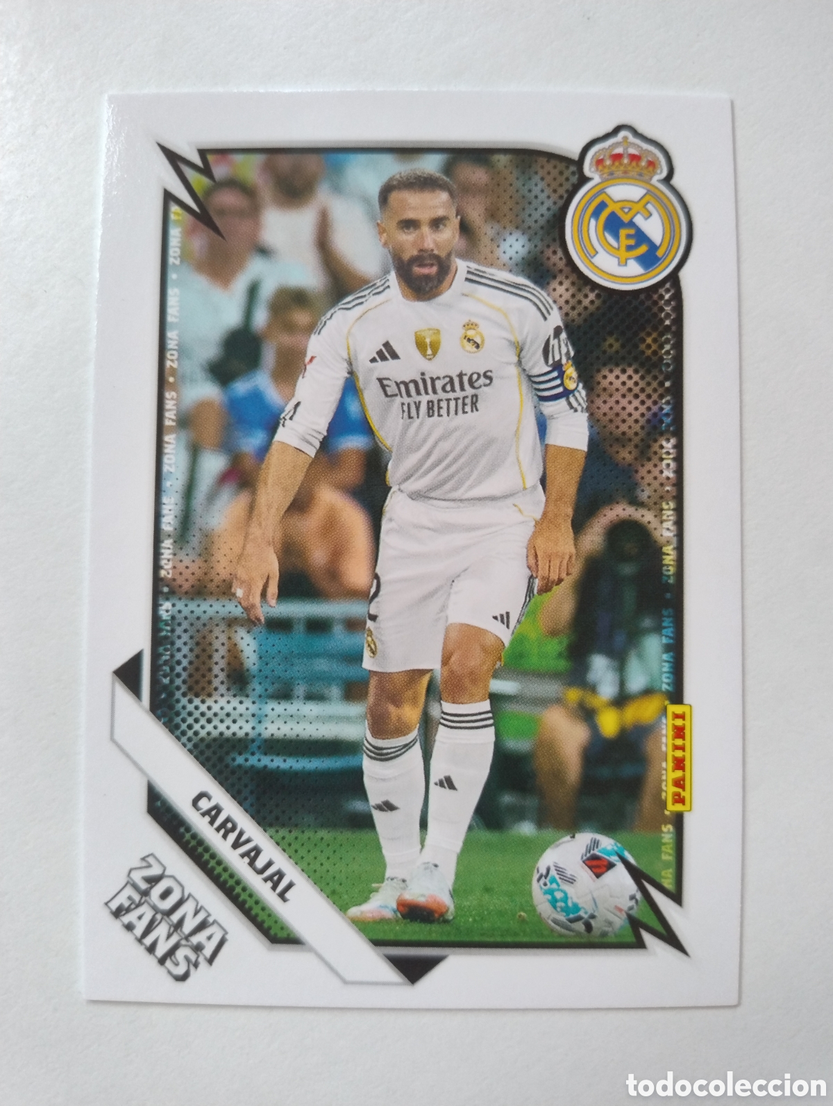 Figurine di Calcio: 31 - Carvajal - Real Madrid - Panini Club 2026 Zona Fans
