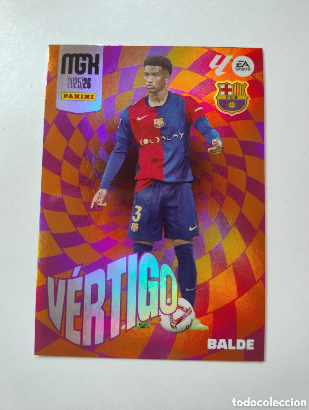Figurine di Calcio: 380 - Balde - Barcelona - Megacracks 2025 - 2026 V&eacute;rtigo