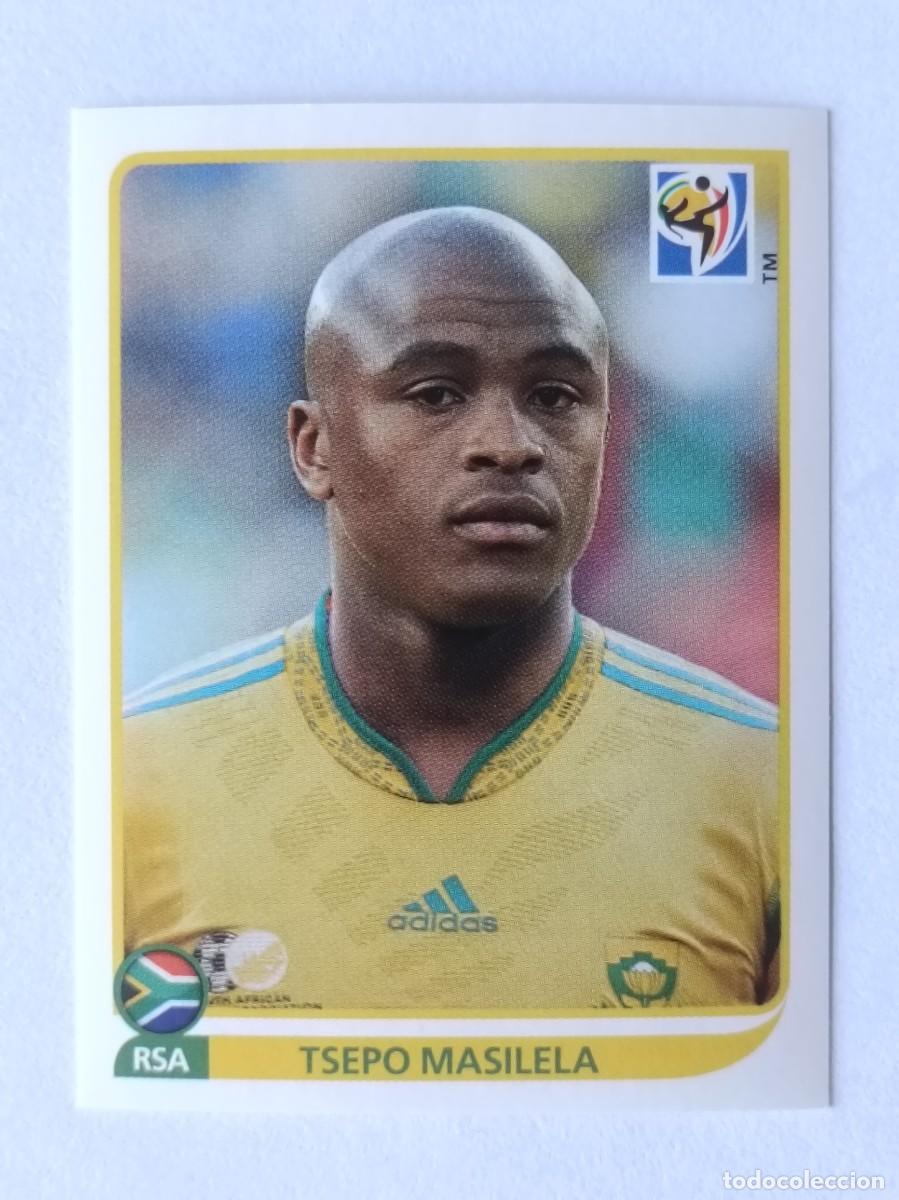 Cromos de f&uacute;tbol: #34 TSEPO MASILELA (SUDAFRICA) MUNDIAL SUDAFRICA 2010 PANINI