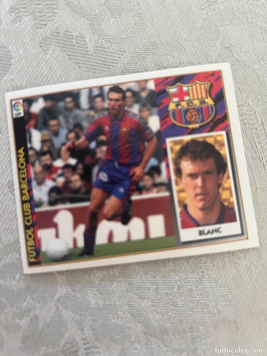 Cromos de f&uacute;tbol: BLANC BARCELONA BAJA SIN PEGAR EDICIONES ESTE 97 98 1997 1998