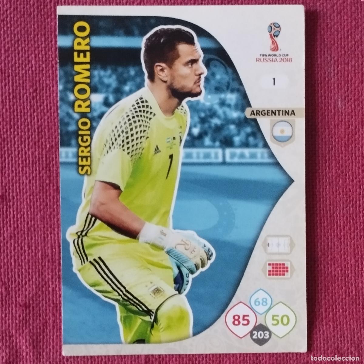 Figurine di Calcio: SERGIO ROMERO - ARGENTINA - 1 - ADRENALYN XL - FIFA WORLD CUP RUSSIA 2018 - MUNDIAL RUSIA 18